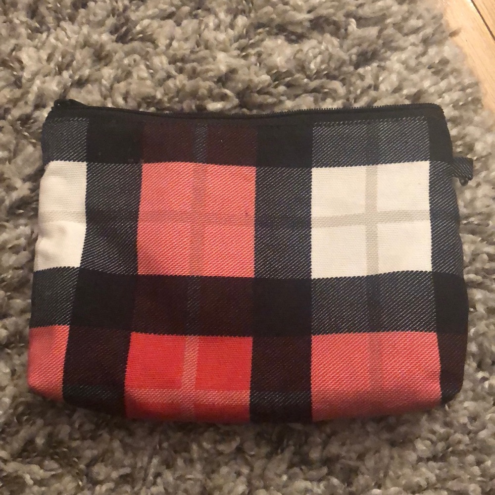 Plaid makeup case